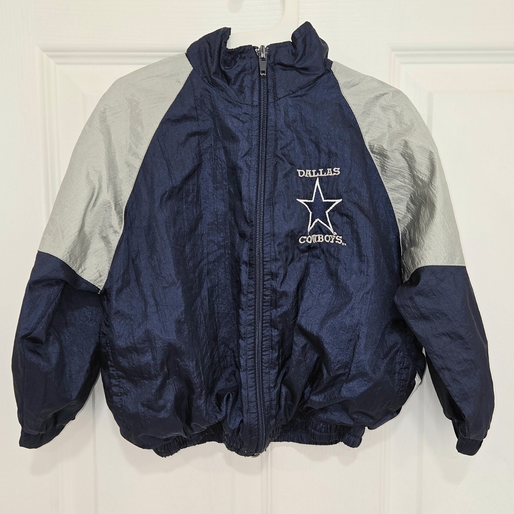 Dallas Cowboys NFL Kids Touchdown Club Jacket Toddler Size 3T SEE PICTURES AS IS